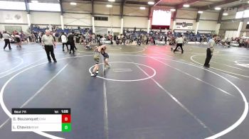 81 lbs Quarterfinal - Gabriel Bouzanquet, Chain Gang vs Lucas Chavira, Bear WC