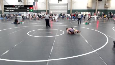 61 lbs Quarterfinal - Parker Cheyney, Ogallala Youth Wrestling vs Abel Hunt, Bennett Wrestling Club