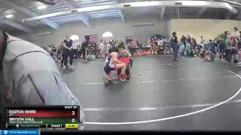 85 lbs Semifinal - Easton Ward, JET vs Bryson Hall, Team Bear Wrestling Club