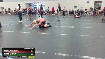 144 lbs Cons. Round 2 - Blake Carter, White House vs Brody Williams, Whitehouse Wrestling