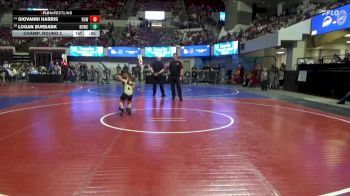 61 lbs Champ. Round 2 - Logan Burbank, Silver Valley Wrestling Club vs Giovanni Harris, Riverton USA Wrestling