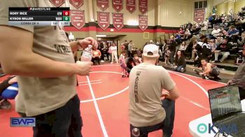 40 lbs Consi Of 4 - Rory Rice, Coweta Tiger Wrestling vs Kyson Miller, Wagoner Takedown Club