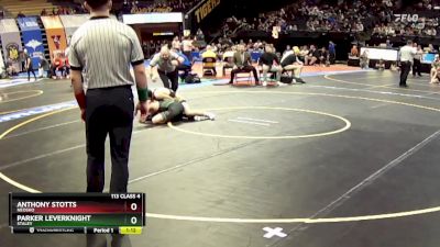 113 Class 4 lbs Quarterfinal - Anthony Stotts, Neosho vs Parker Leverknight, Staley