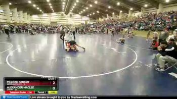 180 lbs Quarters & Wb (16 Team) - McCrae Parker, Westlake White vs Alexander MacLee, Uintah