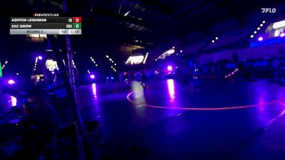 106 lbs Round 5 - Ashton Leishman, Ridgeline Riverhawks vs Zac Grow, Champions Wrestling Club