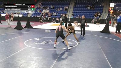 126 lbs Consi Of 8 #2 - Kevin Spoon, Salem vs Victor Hernandez, Springfield Central