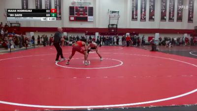 149 lbs Champ. Round 2 - Bo Davis, Corban University vs Isaias Rodriguez, Clackamas Community College