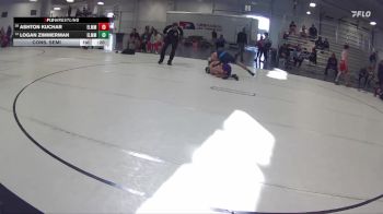 141 lbs Cons. Semi - Logan Zimmerman, Team Zapas Wrestling Club vs Ashton Kuchar, Battle Creek