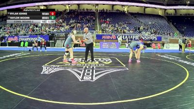 Girls-235 lbs Cons. Round 2 - Rylan Johns, Portland Hs Girls vs Taylor Moore, Montague Hs Girls