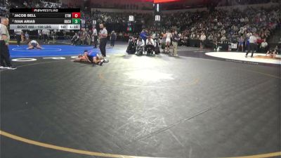 150 lbs Quarterfinal - Jacob Bell, Etiwanda (SS) vs Ivan Arias, Buchanan (CS)