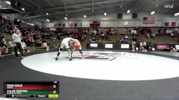 141 lbs Cons. Round 6 - Caleb Brooks, Glenville State vs Sean Solis, UMary