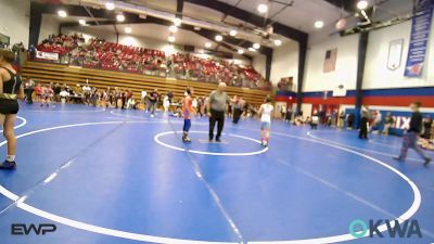 80 lbs Quarterfinal - Bennett Dawson, Raw Wrestling Club vs Jamison Howard, Caney Valley Wrestling