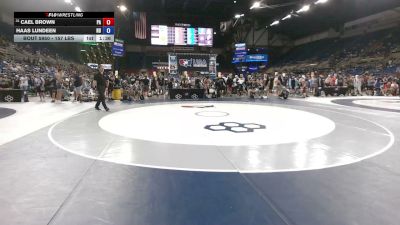 157 lbs Cons. Sub-rd Of 32 - Cael Brown, Pennsylvania vs Haas Lundeen, North Dakota