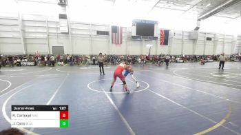 123 lbs Quarterfinal - Raymond Carbajal, Falcon Wrestling Club vs Jeremiah Cano, BlackCat WC