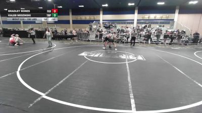 190 lbs Consi Of 16 #2 - Bradley Bones, Fighting Squirrels WC vs Kaleb Midzinski, Timpanogos