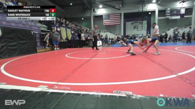 61 lbs Rr Rnd 3 - Oakley Waitkus, Team Tulsa Wrestling Club vs Kade Whitenack, Tiger Trained Wrestling