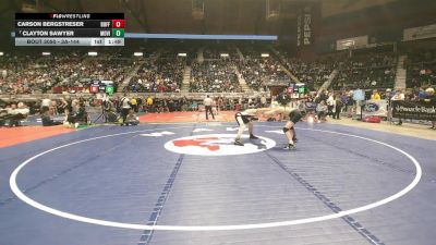 3A-144 lbs Champ. Round 1 - Clayton Sawyer, Mountain View vs Carson Bergstreser, Buffalo