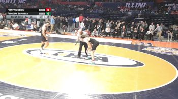 3A 175 lbs 1st Place Match - Brody Sendele, Rockton (Hononegah) vs Dayne Serio, Aurora (West Aurora)