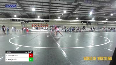 135 lbs Consi Of 8 #1 - Victoria Powers, Nebraska Wrestling Academy 2 vs Scarlett Yeager, Maize