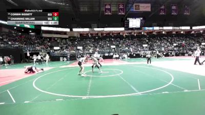 154 lbs Quarterfinal - Channing Miller, WKA2 vs Corbin Bissett, MEN1