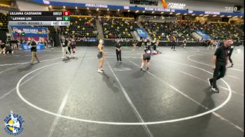 145 lbs Cons. Round 2 - Layken Lee, Mid-Prairie vs Lilliana Castanon, Huntley