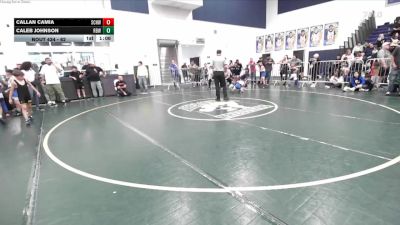 62 lbs Cons. Semi - Caleb Johnson, Rancho Bernardo WC vs Callan Camia, So Cal Hammers Wrestling