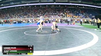 D3-138 lbs Champ. Round 1 - Buddy Leonard, Alma HS vs Conner Wildie, Imlay City HS