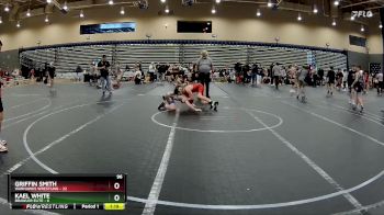 96 lbs Round 5 (8 Team) - Kael White, Brawler Elite vs Griffin Smith, Warhawks Wrestling