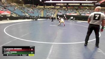 141 lbs Cons. Round 4 - 11 Jackson Wenberg, Graceland vs 7 Cade Manion, Oklahoma City