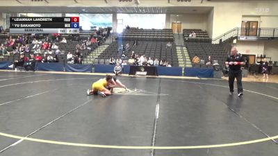 117 lbs Semifinal - Yu Sakamoto, McKendree University vs Leiannah Landreth, Fort Hays State