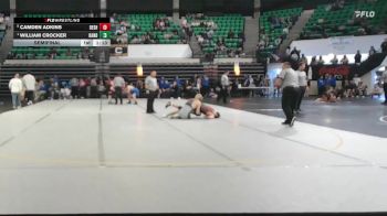 1A-4A 175 Semifinal - William Crocker, Randolph vs Camden Adkins, Deshler