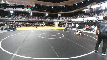 6A 115 lbs Cons. Round 3 - Naime Abdallah, El Paso Franklin vs Shobhana Spielmann, San Antonio Reagan