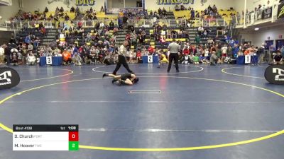 87 lbs Round Of 16 - Denny Church, Fort LeBoeuf vs Myles Hoover, TWC