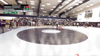 125 lbs Champ. Round 1 - Sei Dolomengi, Bridgewater State vs Frederick Steigerwalt, King`s College