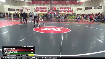 85 lbs Cons. Round 3 - Aaron Bartnick, Team Nazar vs Brody Kratt, Summit Wrestling Academy