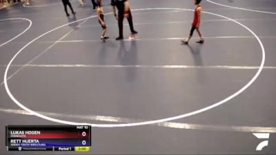 74 lbs Quarterfinal - Lukas Hogen, Minnesota vs Rett Huerta, Anoka Youth Wrestling