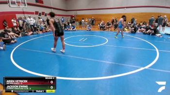 118 lbs Round 4 (6 Team) - Jackson Ewing, Cypress Wrestling Club vs Aiden Vetricek, Big Dog Ranch