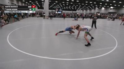 157 lbs Cons. Rd Of 32 - Gavin Hoerr, Izzy Style Wrestling vs Taryn Nichols, BullTrained Wrestling