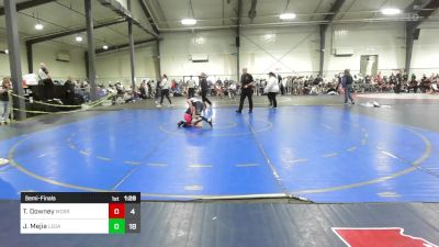 88 lbs Semifinal - Tyler Downey, Morris Fitness Wrestling Club - (B) vs Joseph Mejia, Legacy Wrestling