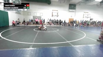 63-69 lbs Cons. Round 2 - Ross Futrell, Roxana WC vs Genarro Calderon, Wildcats Wrestling Club