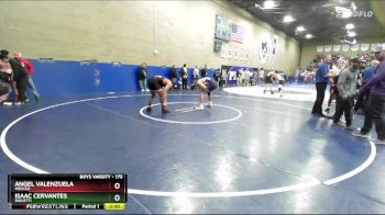 175 lbs Champ. Round 1 - Isaac Cervantes, Righetti vs Angel Valenzuela, Merced
