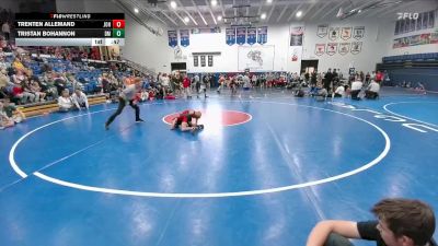 70 lbs 1st Place Match - Trenten Allemand, Johnson Junior High vs Tristan Bohannon, Dean Morgan