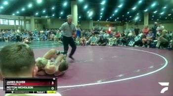 126 lbs Round 5 (6 Team) - Peyton Nicholson, Level Up vs James Oliver, Buccinoles