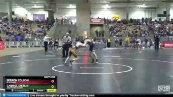 AA 106 lbs Cons. Round 2 - Gabriel Dietlin, Anderson County vs Sebron Colson, Blackman