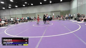 138 lbs Placement Matches (16 Team) - Julian Solis, California Red vs Max McDaniel, Oklahoma Red