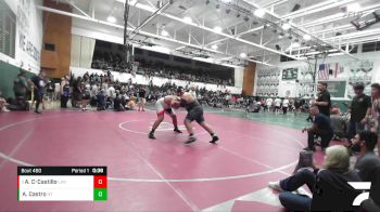 285 lbs Cons. Round 2 - Armani Cortez-Castillo, Lancaster vs Anthony Castro, North Torrance