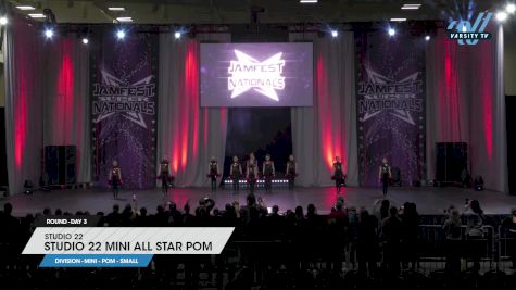 Studio 22 - Studio 22 Mini All Star Pom [2023 Mini - Pom - Small Day 3] 2023 JAMfest Dance Super Nationals