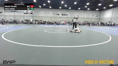 100 lbs Rr Rnd 2 - Kalley Fuller, Untouchables Girls Black vs Viola Foust, Shelton Wrestling Academy K-6