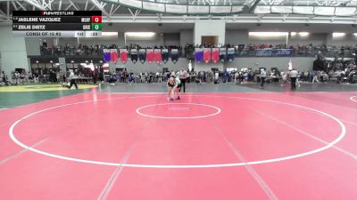 165 lbs Consi Of 16 #2 - Jaslene Vazquez, Maloney vs Zelie Dietz, Griswold/Wheeler