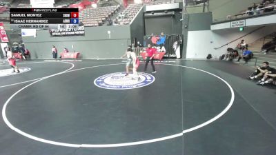 150 lbs Champ. Rd Of 64 - Samuel Montez, Selma High School Wrestling vs Isaac Hernandez, ASG WRESTLING